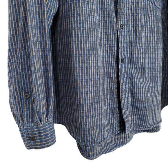 Levi's Sutter Creek Mens Size XL Cotton Big E Long Sleeve Button Up Vintage 90s - Picture 7 of 13